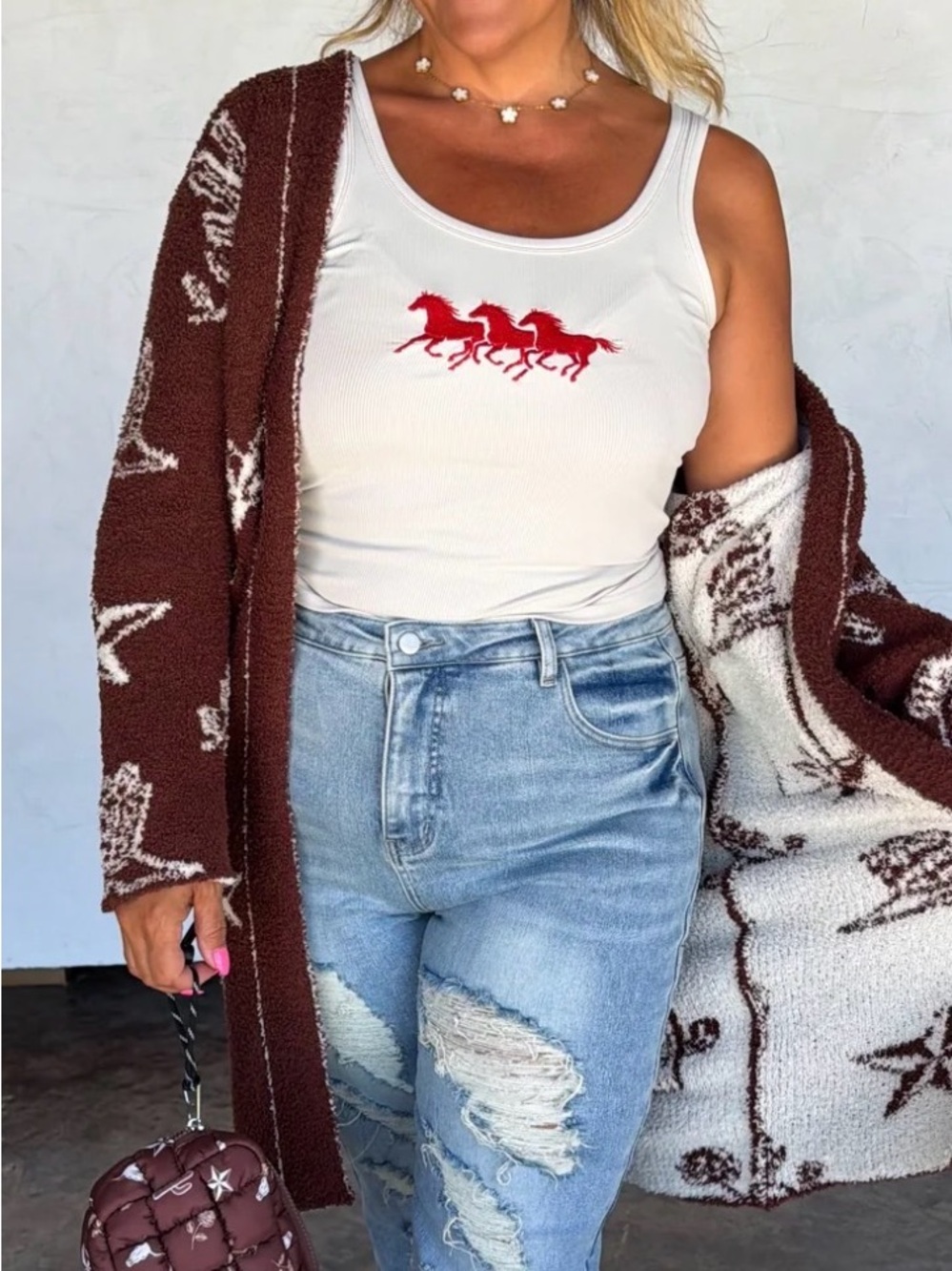 Blakeley Cloud Western Cardigan OneSize